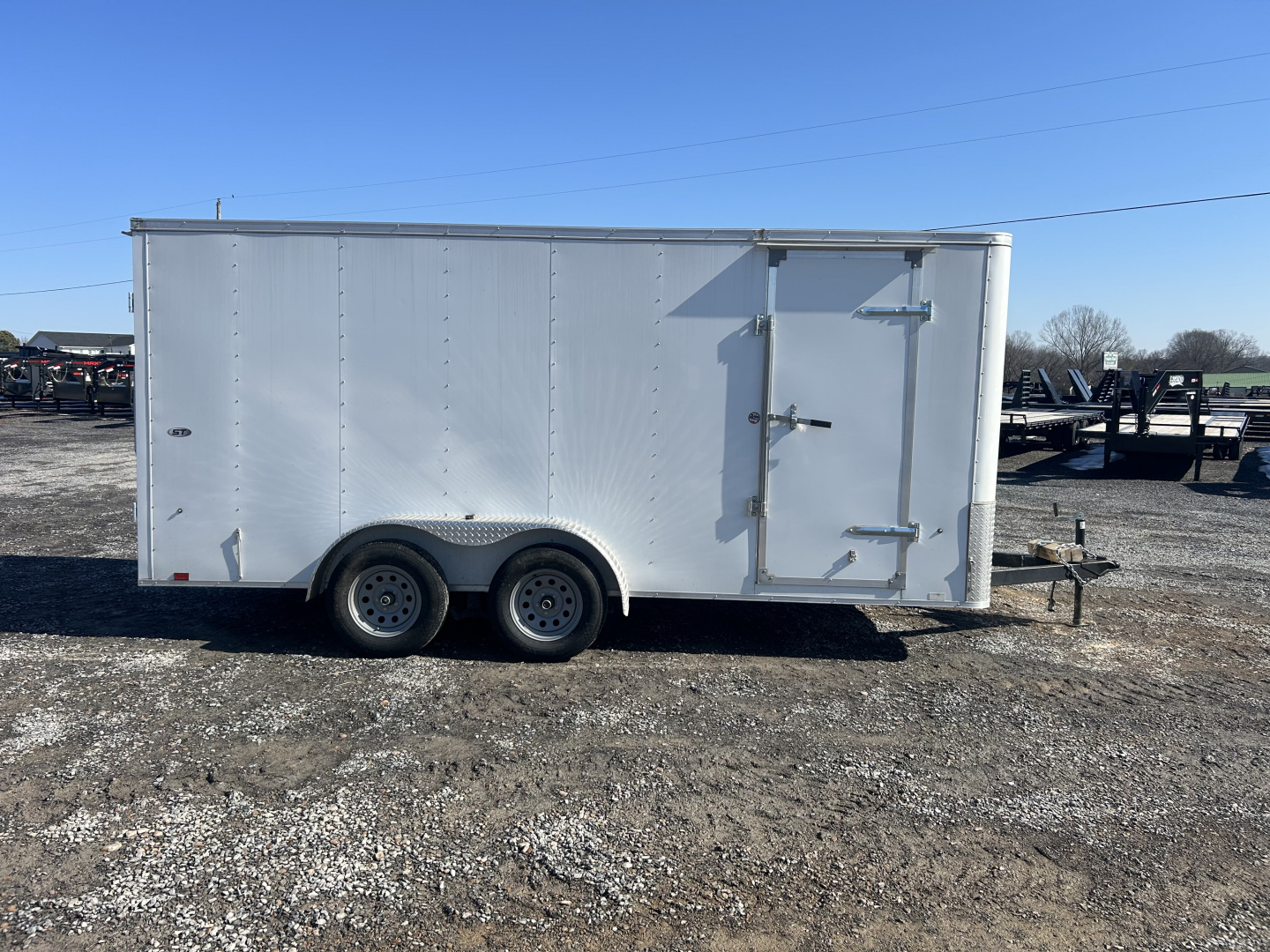 Used 2023 Look Trailers 7'x16' 7k Enclosed Trailer