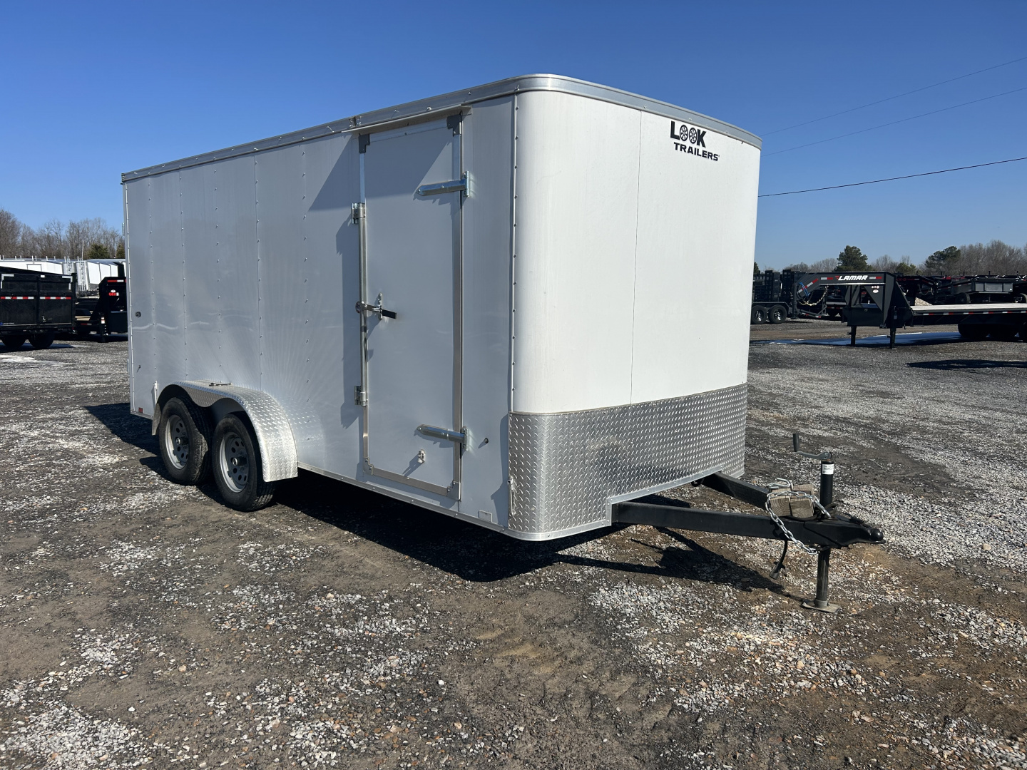 Used 2023 Look Trailers 7'x16' 7k Enclosed Trailer