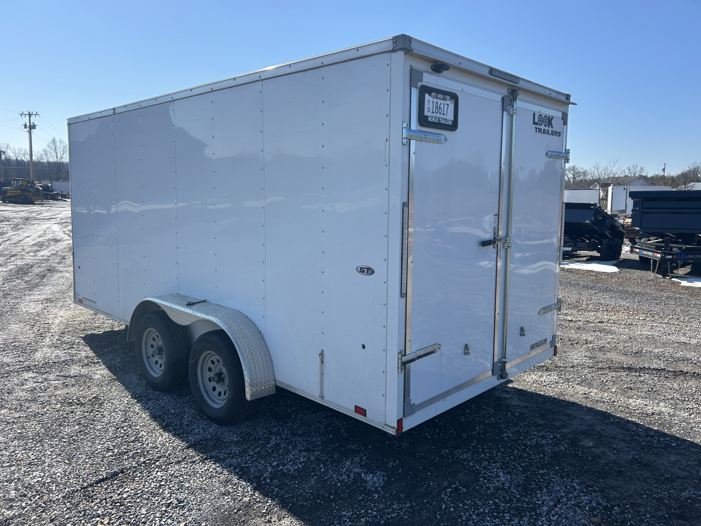 Used 2023 Look Trailers 7'x16' 7k Enclosed Trailer
