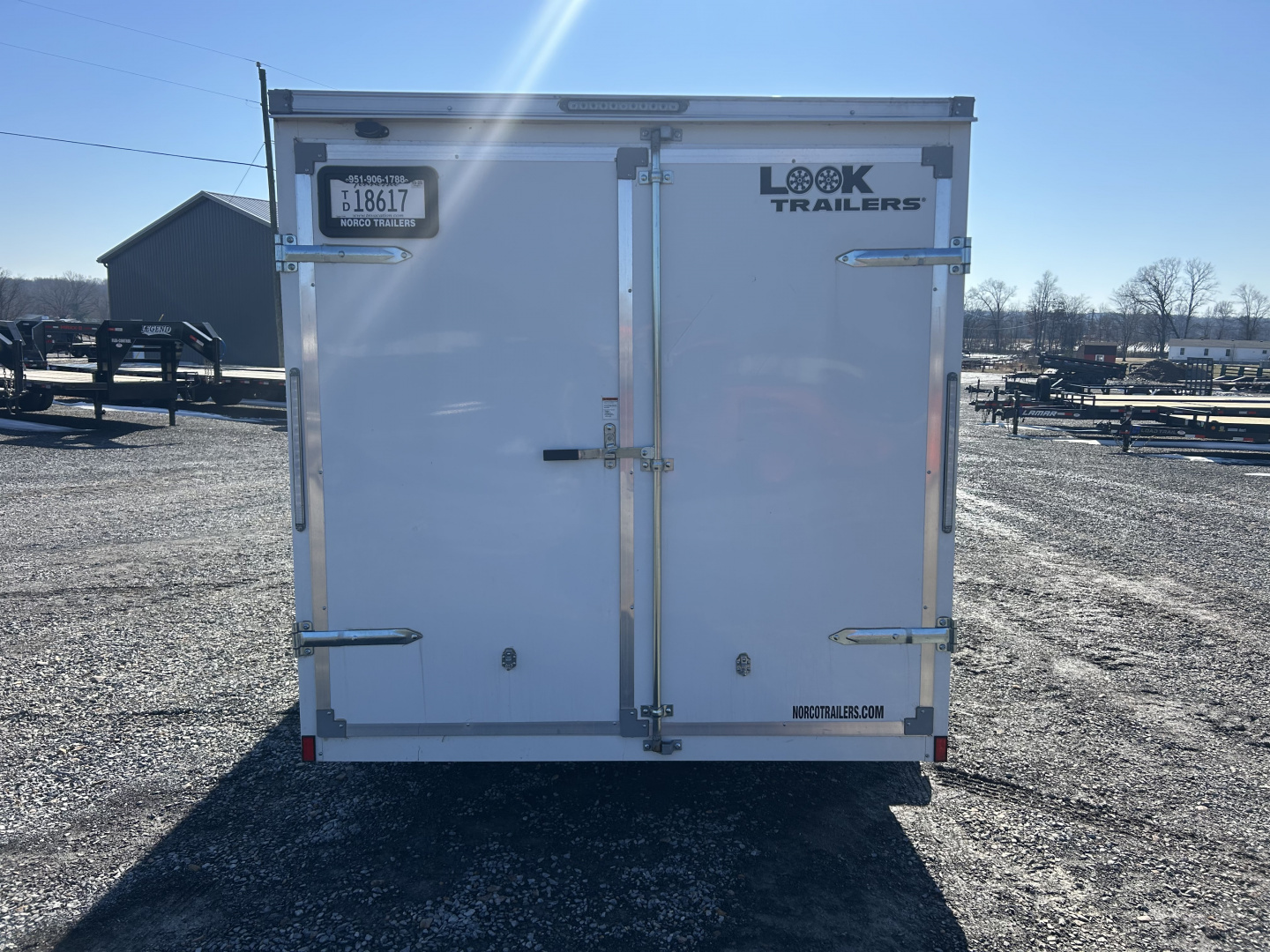 Used 2023 Look Trailers 7'x16' 7k Enclosed Trailer