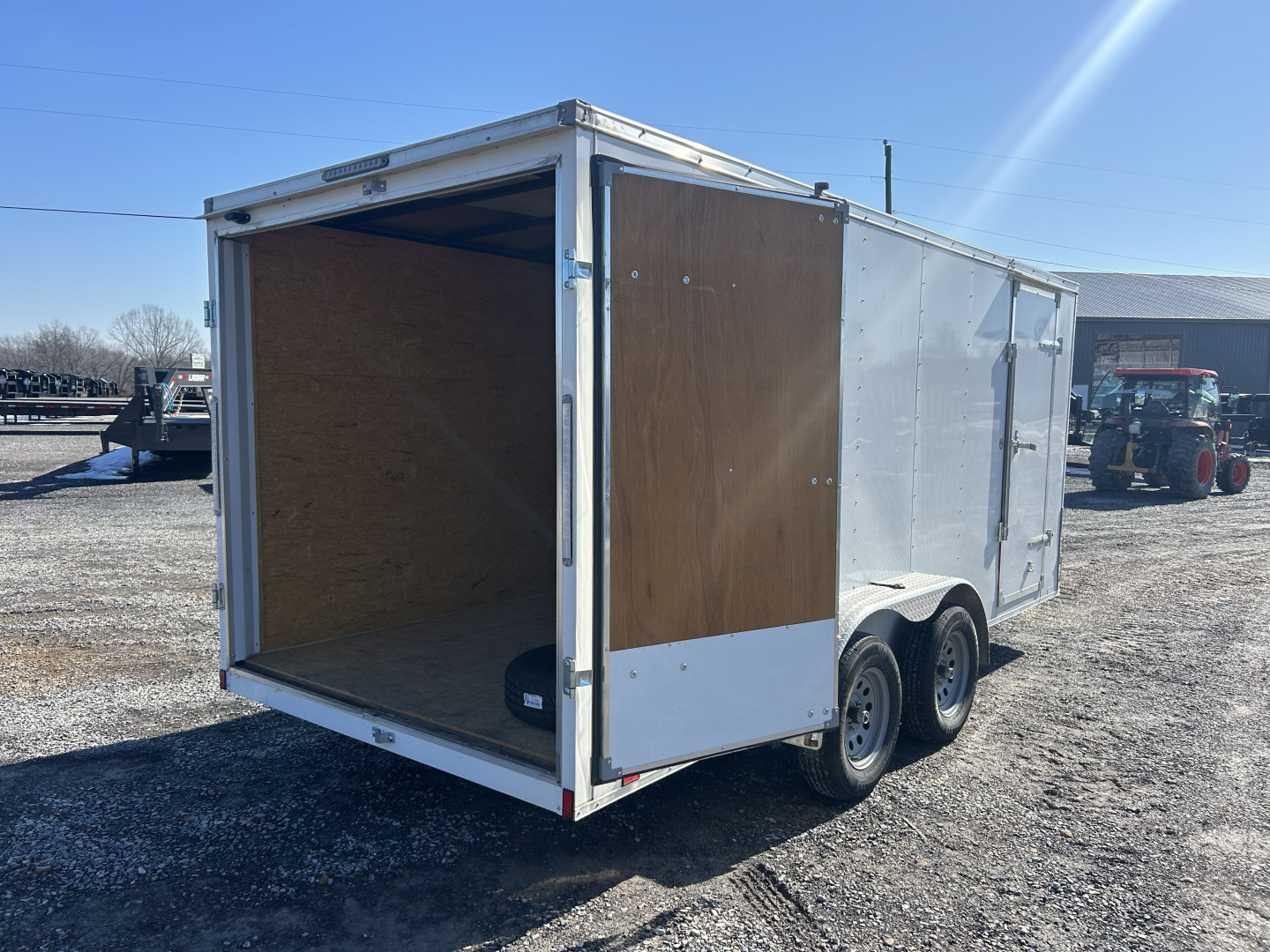 Used 2023 Look Trailers 7'x16' 7k Enclosed Trailer