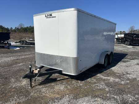 Used 2023 Look Trailers 7'x16' 7k Enclosed Trailer