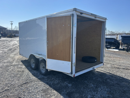 Used 2023 Look Trailers 7'x16' 7k Enclosed Trailer
