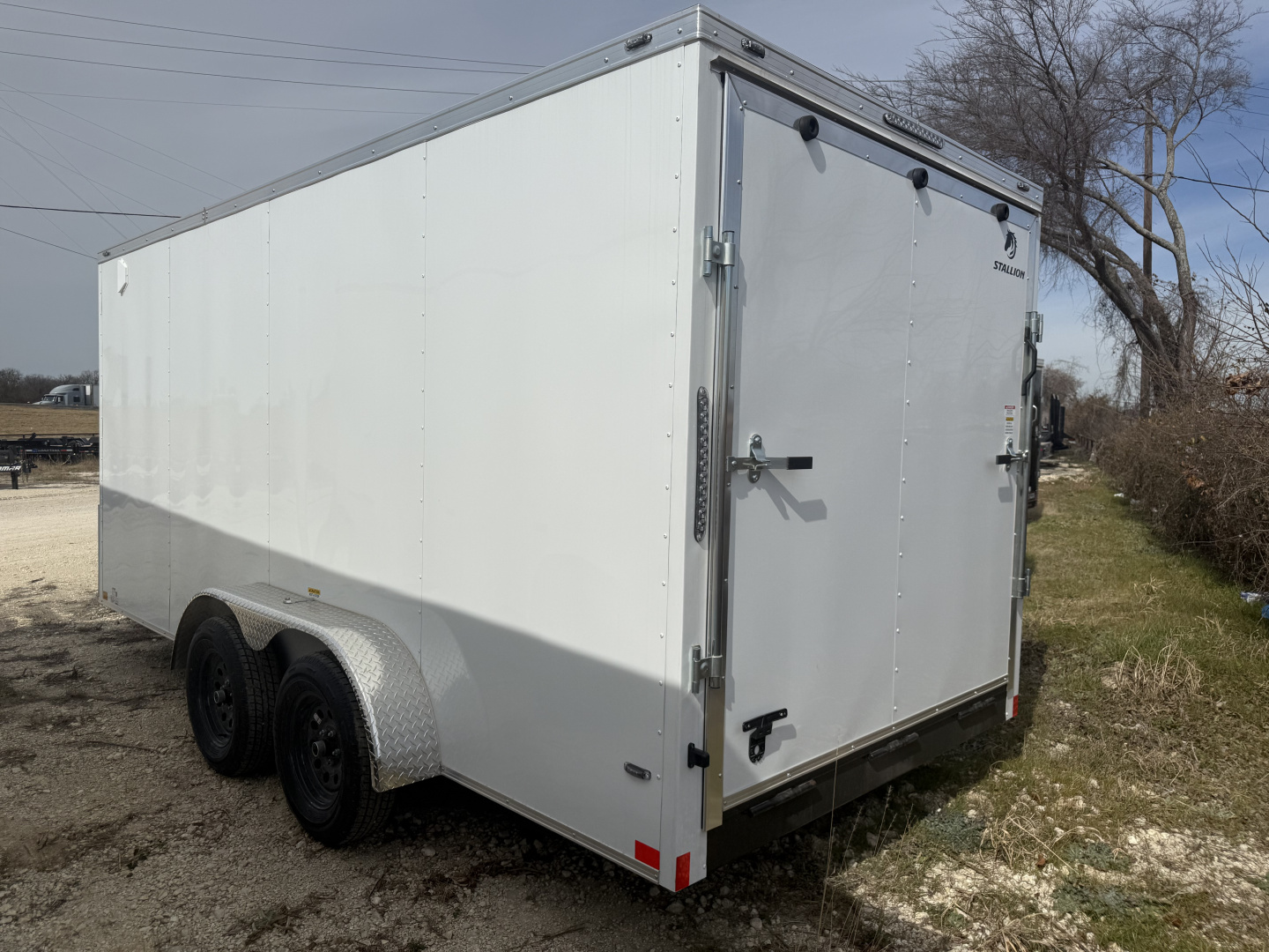 New 2026 Stallion Manufacturing LLC 7X16 Cargo / Enclosed Trailer