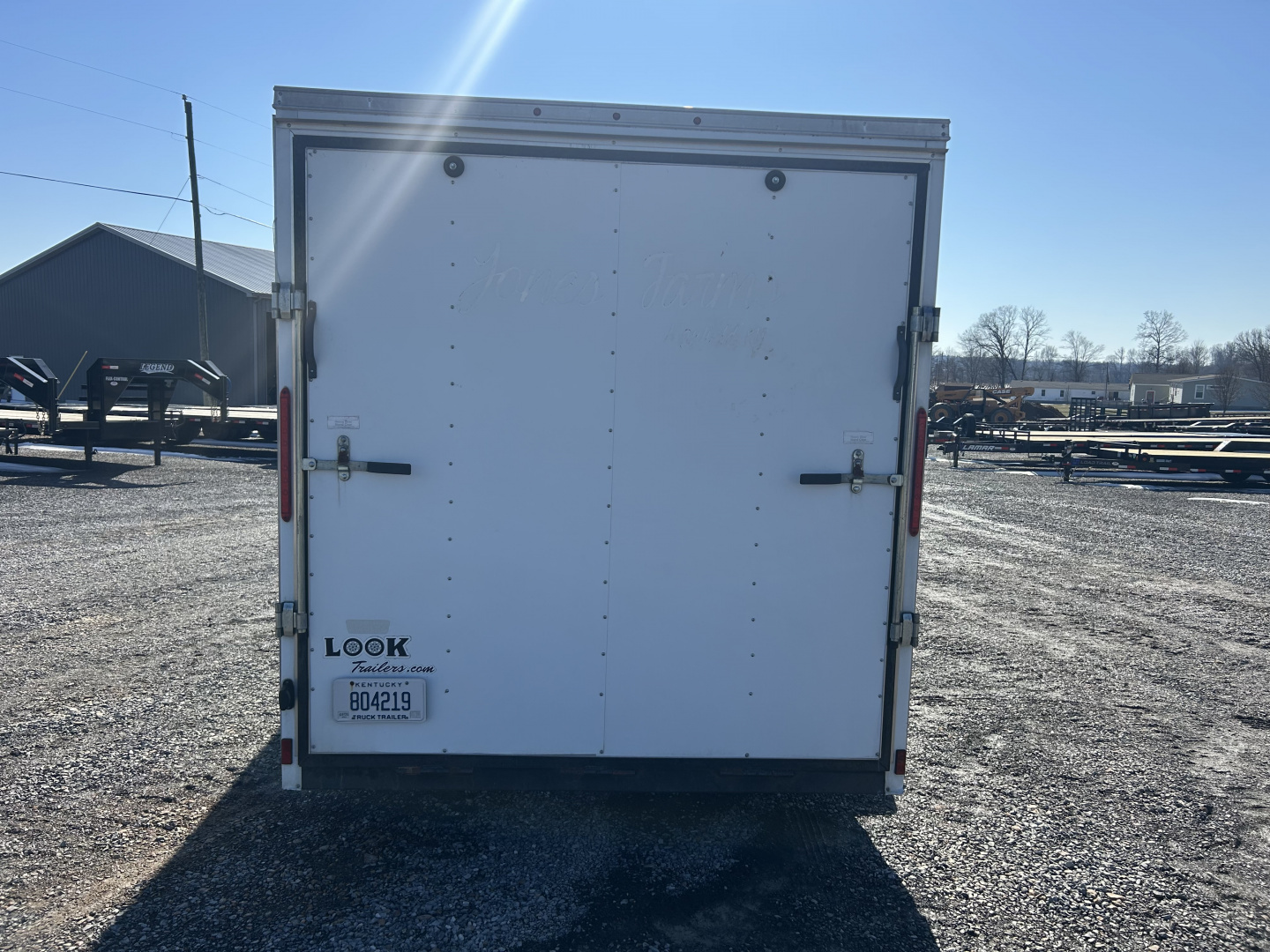 Used 2017 Look Trailers 7'x16' 7k Enclosed Trailer
