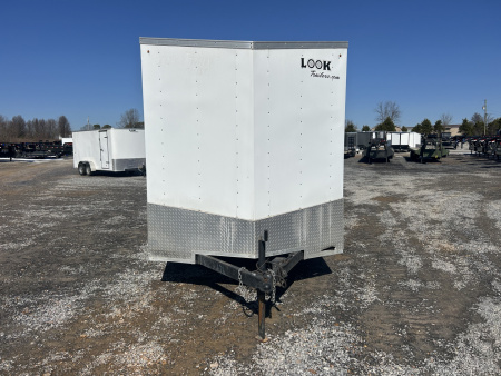 Used 2017 Look Trailers 7'x16' 7k Enclosed Trailer