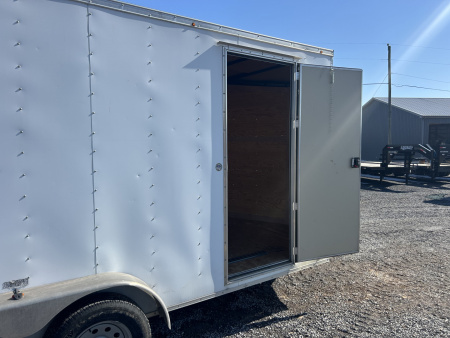 Used 2017 Look Trailers 7'x16' 7k Enclosed Trailer
