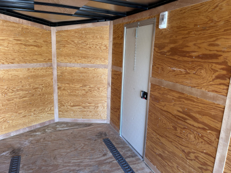 Used 2017 Look Trailers 7'x16' 7k Enclosed Trailer