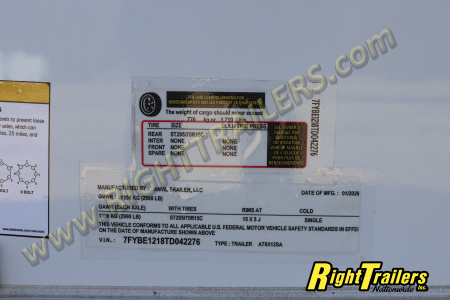 New 2026 6X12 ANVIL Concession Trailer