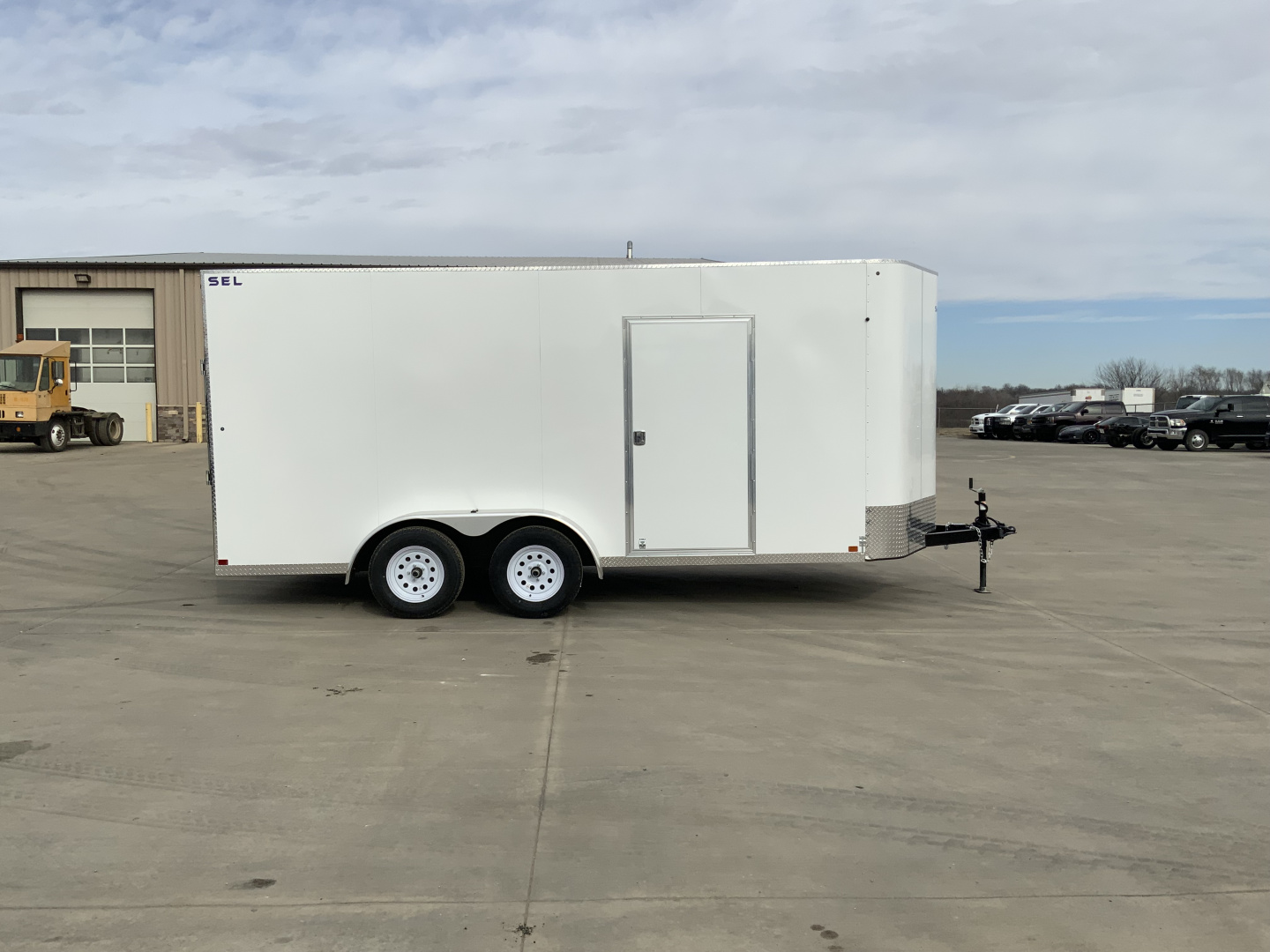 New 2026 Sharp Manufacturing SEL 7 X 16 Cargo / Enclosed Trailer