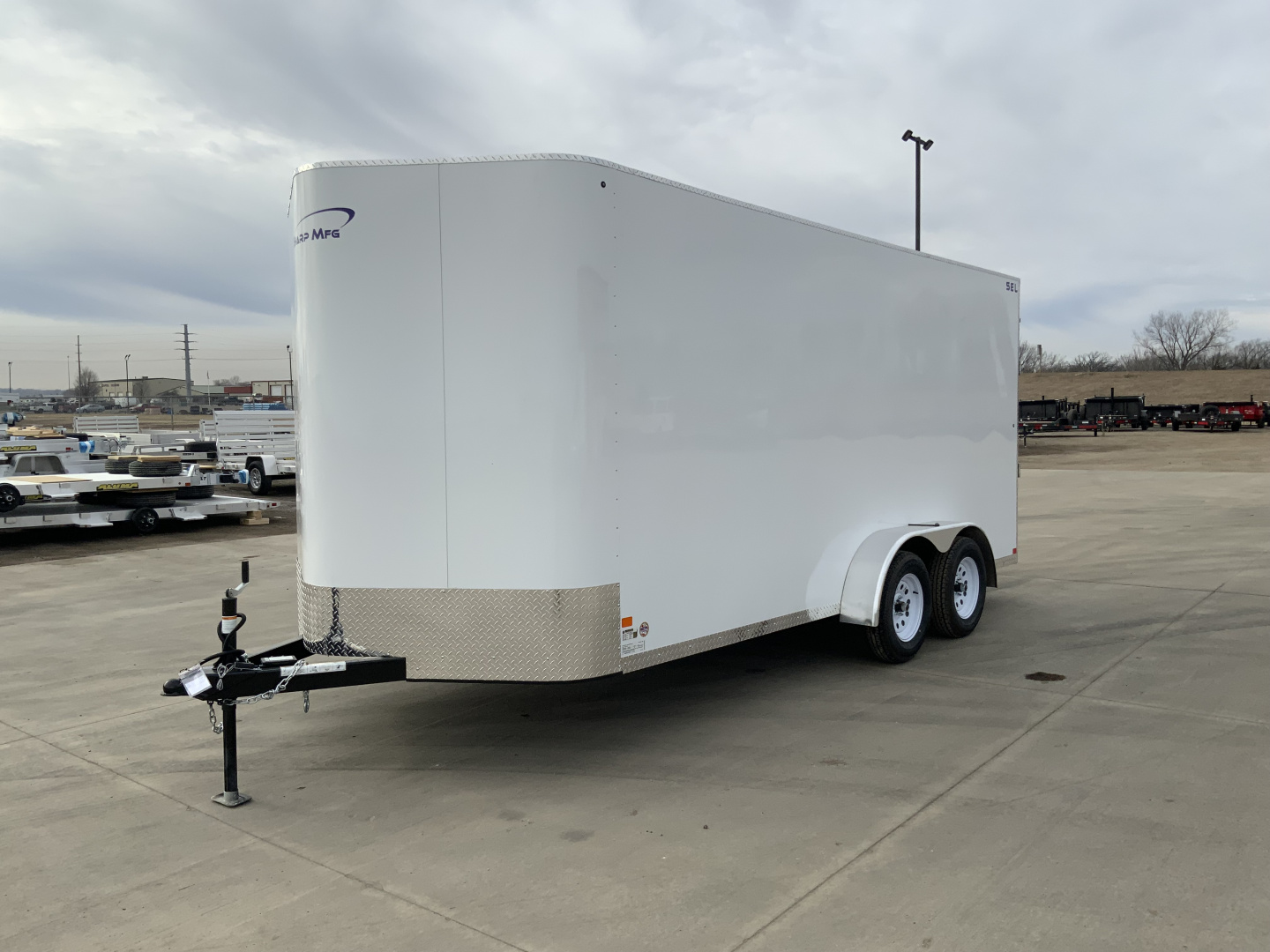 New 2026 Sharp Manufacturing SEL 7 X 16 Cargo / Enclosed Trailer