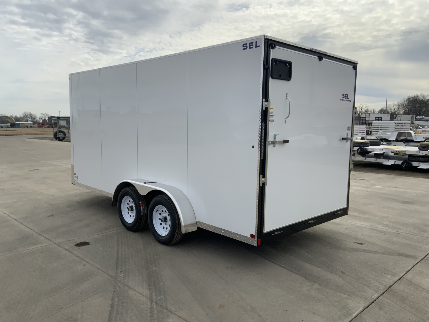 New 2026 Sharp Manufacturing SEL 7 X 16 Cargo / Enclosed Trailer