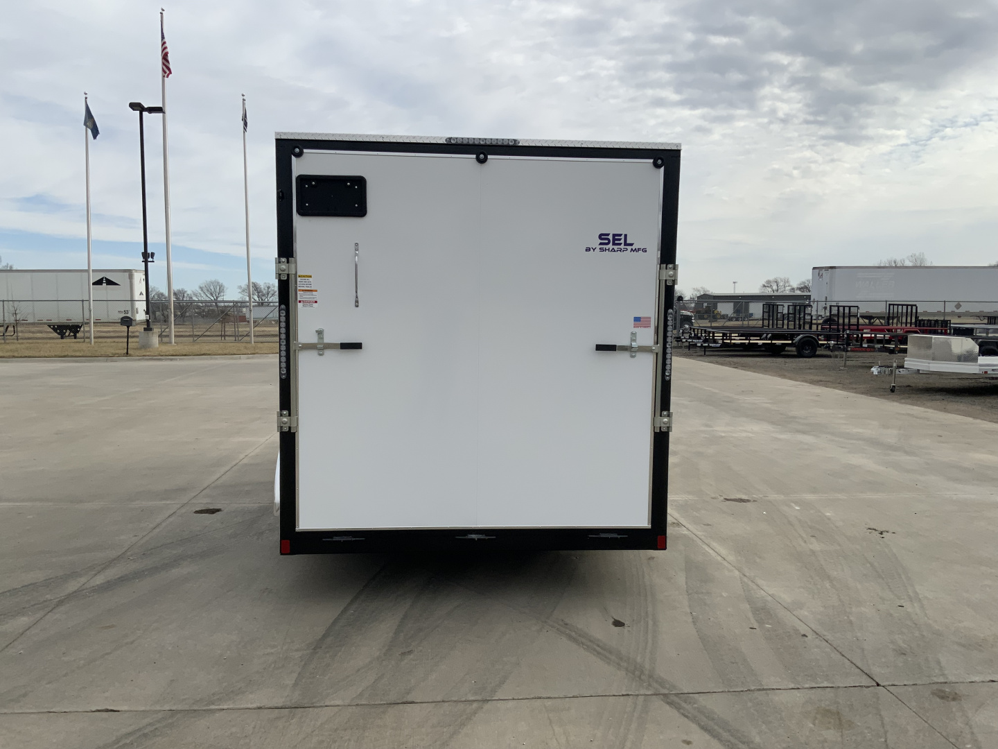 New 2026 Sharp Manufacturing SEL 7 X 16 Cargo / Enclosed Trailer