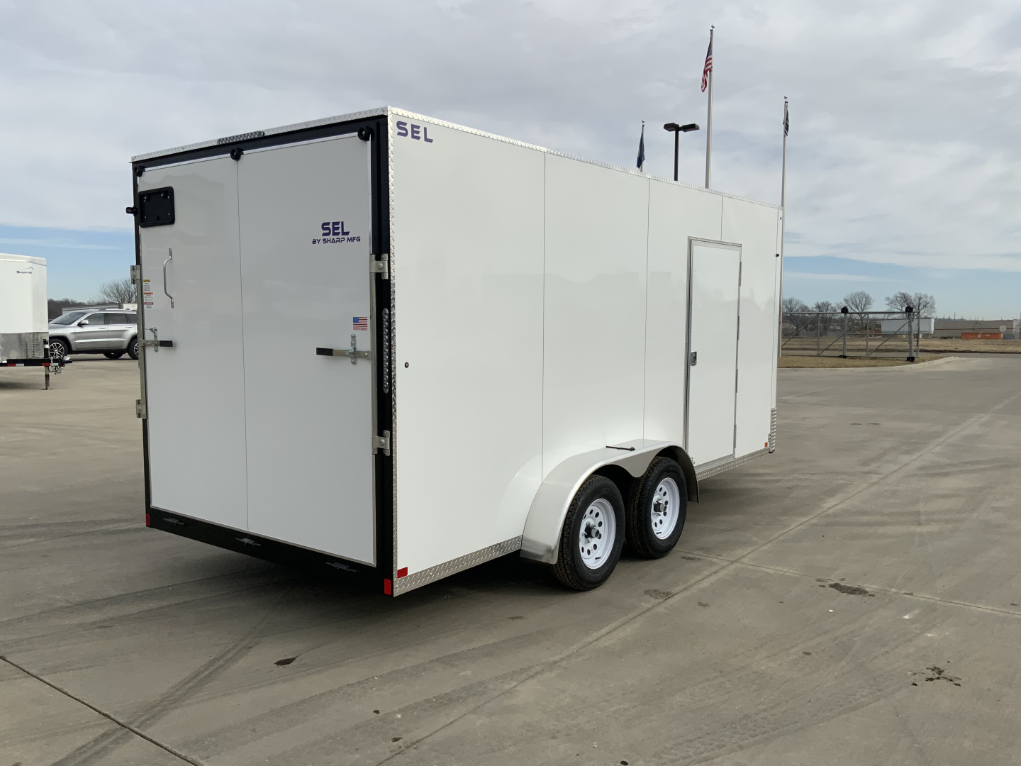 New 2026 Sharp Manufacturing SEL 7 X 16 Cargo / Enclosed Trailer