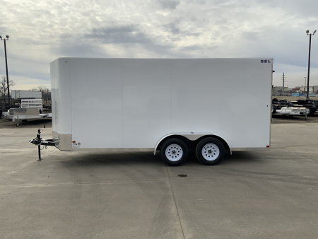 New 2026 Sharp Manufacturing SEL 7 X 16 Cargo / Enclosed Trailer
