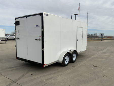 New 2026 Sharp Manufacturing SEL 7 X 16 Cargo / Enclosed Trailer