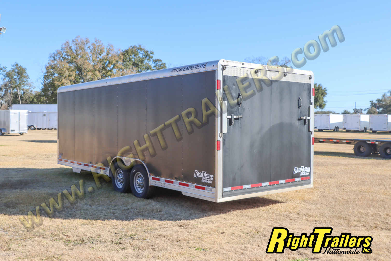 Used 2016 Featherlite Trailers 8.5X24 RACE TRAILER Car / Racing Trailer