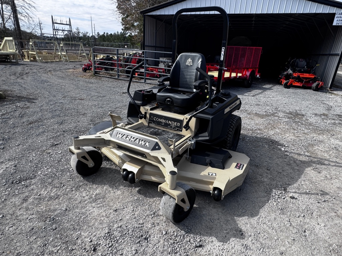 New 2026 WarHawk Commander Pro 72" Kholer ECV980 EFI Zero Turn