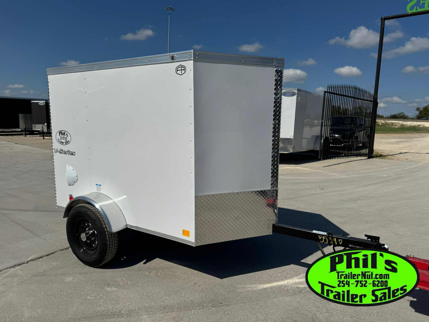 New Continental Cargo 4X6 Cargo / Enclosed Trailer SWIVEL JACK UPGRADE!