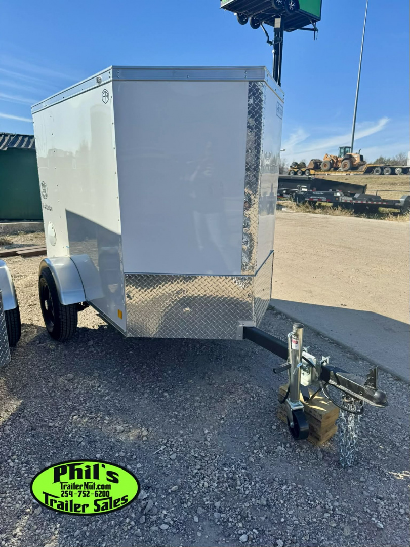 New Continental Cargo 4X6 Cargo / Enclosed Trailer SWIVEL JACK UPGRADE!