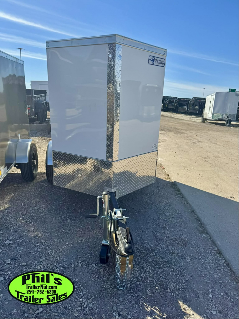 New Continental Cargo 4X6 Cargo / Enclosed Trailer SWIVEL JACK UPGRADE!