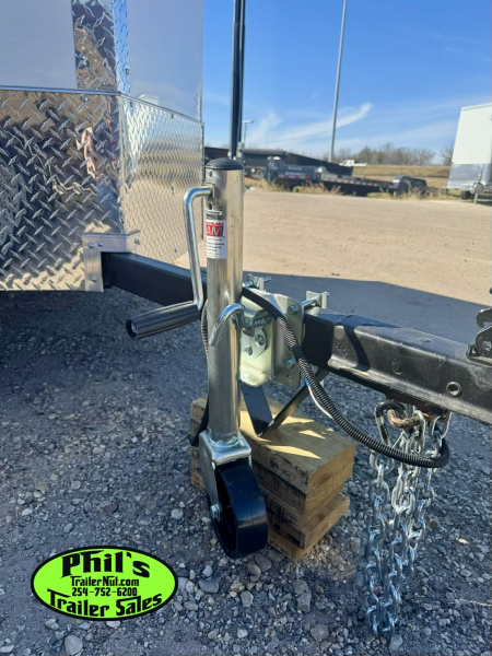 New Continental Cargo 4X6 Cargo / Enclosed Trailer SWIVEL JACK UPGRADE!