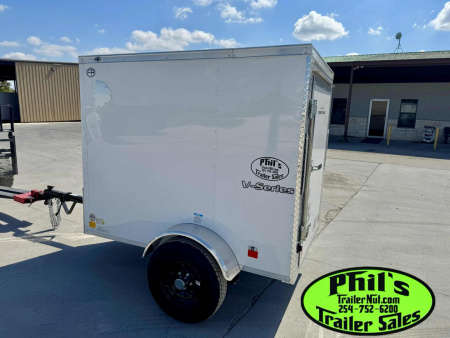 New Continental Cargo 4X6 Cargo / Enclosed Trailer SWIVEL JACK UPGRADE!