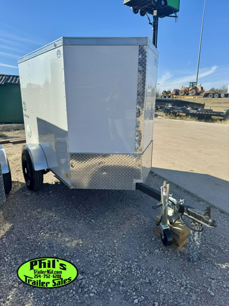 New Continental Cargo 4X6 Cargo / Enclosed Trailer SWIVEL JACK UPGRADE!