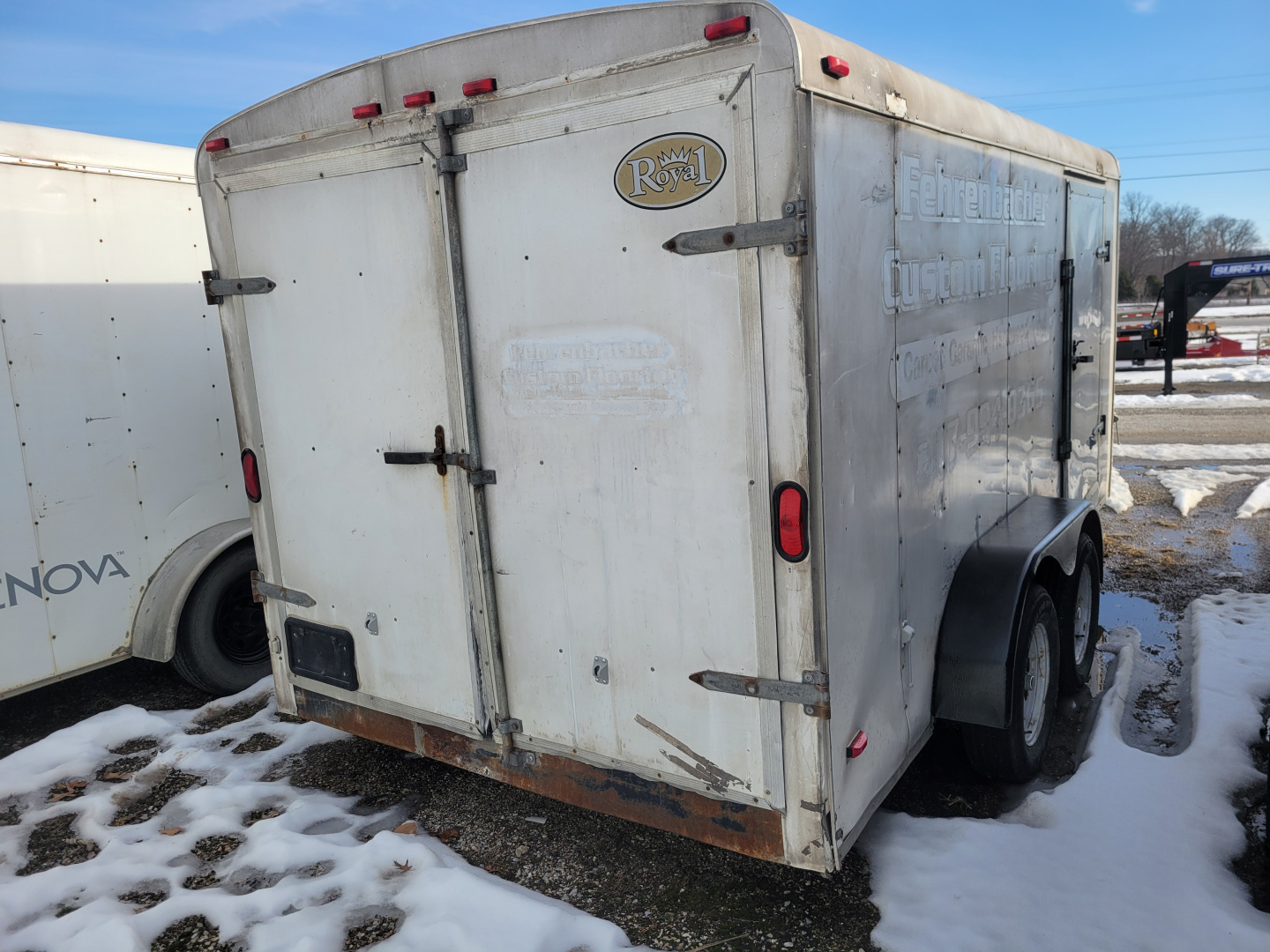 Used 2005 Royal 7x16 Enclosed Trailer Cargo / Enclosed Trailer