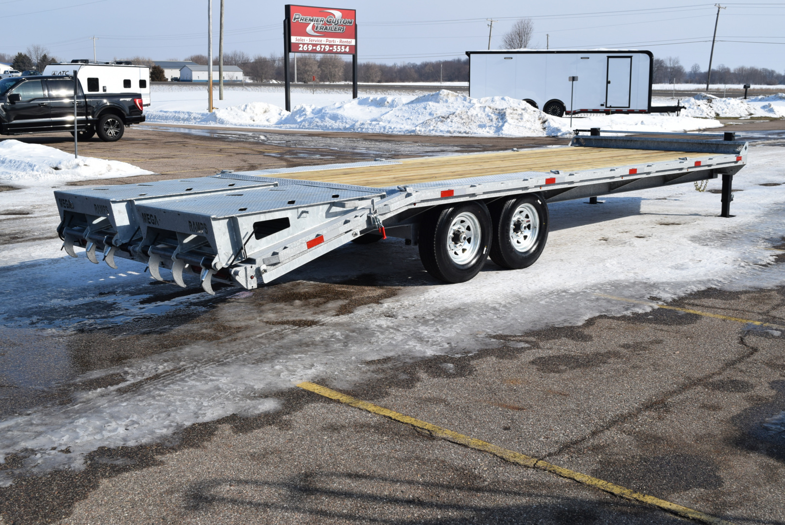 New 2026 BND Trailers 16k GALVANIZED DECKOVER Equipment Trailer