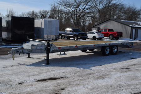 New 2026 BND Trailers 16k GALVANIZED DECKOVER Equipment Trailer