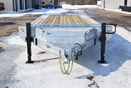 New 2026 BND Trailers 16k GALVANIZED DECKOVER Equipment Trailer