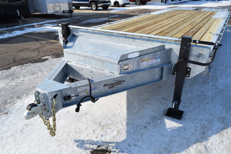 New 2026 BND Trailers 16k GALVANIZED DECKOVER Equipment Trailer