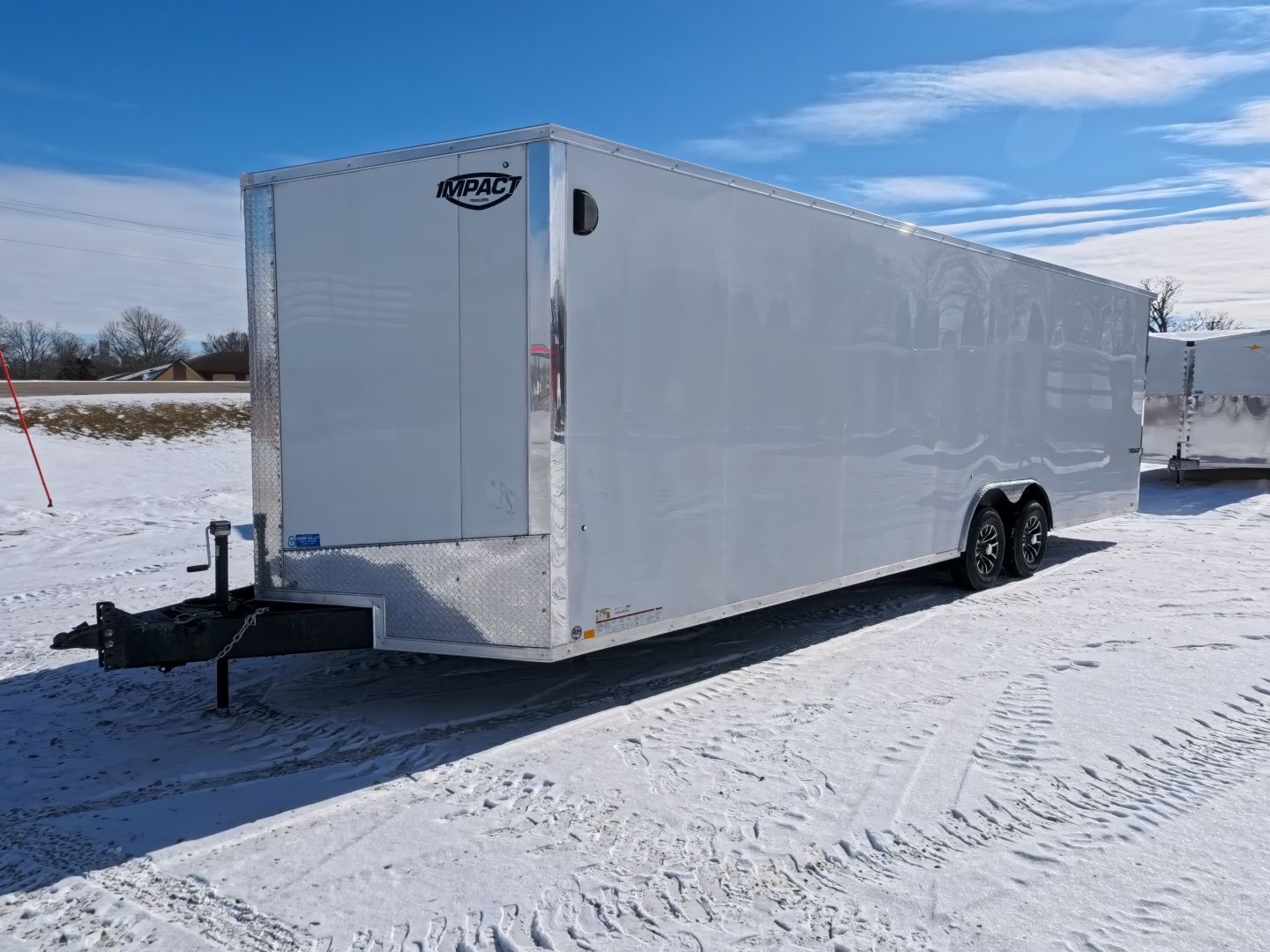 New 2026 Formula Trailers 8.5 x 28 x 7 Conquest Flat Top Sloped V-Nose Car Hauler with 10k GVWR Cargo / Enclosed Trailer