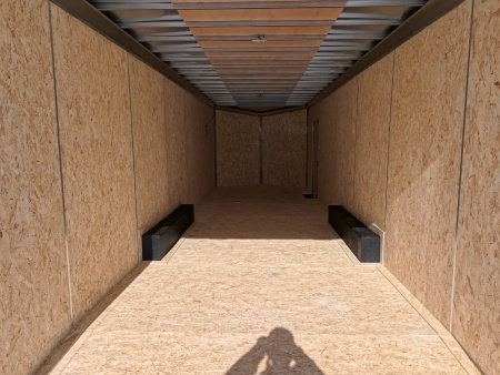 New 2026 Formula Trailers 8.5 x 28 x 7 Conquest Flat Top Sloped V-Nose Car Hauler with 10k GVWR Cargo / Enclosed Trailer