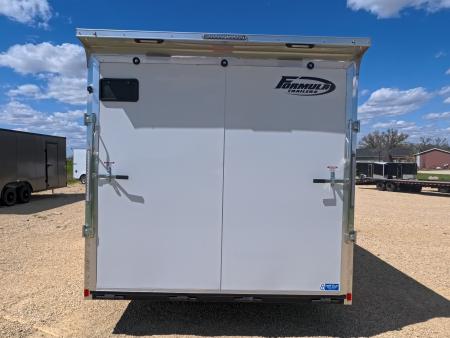New 2026 Formula Trailers 8'6" x 28' x 7' Conquest Flat Top Sloped V-Nose Car Hauler with 10K GVWR Cargo / Enclosed Trailer
