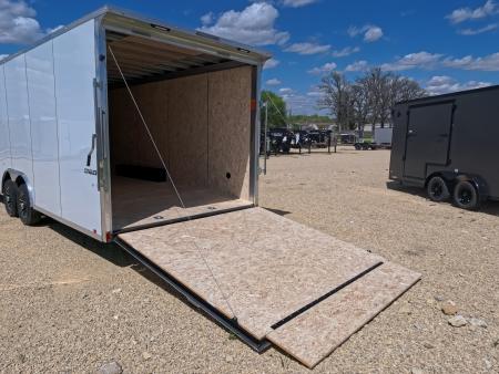 New 2026 Formula Trailers 8'6" x 28' x 7' Conquest Flat Top Sloped V-Nose Car Hauler with 10K GVWR Cargo / Enclosed Trailer