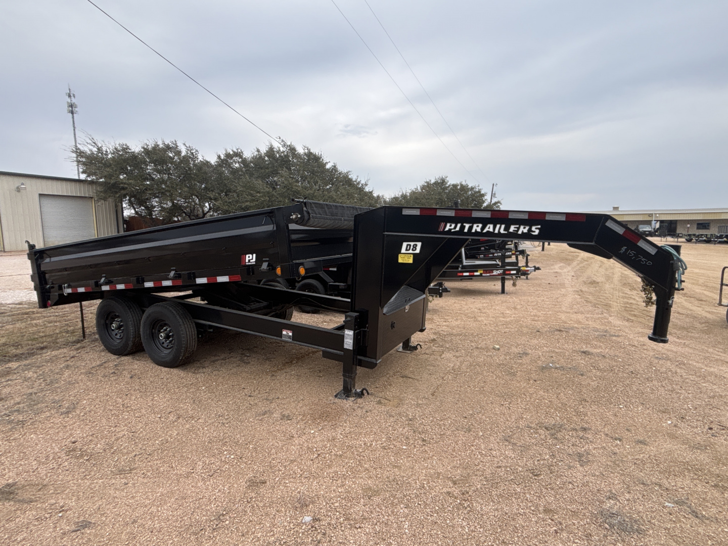 New 2024 PJ Trailers D8142 Dump Trailer