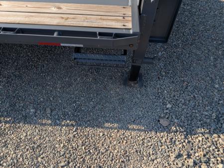 New 2026 Down 2 Earth Trailers 35' 17.5K Flatbed Trailer w/ 5' Dove and Real Steel Ramps