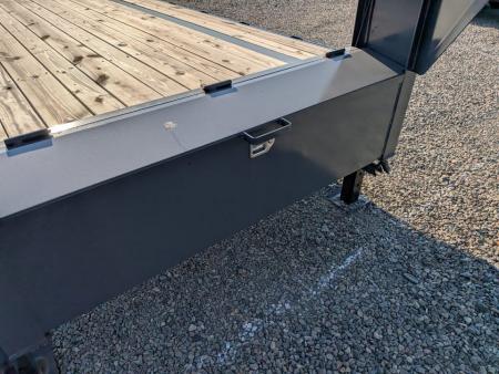 New 2026 Down 2 Earth Trailers 35' 17.5K Flatbed Trailer w/ 5' Dove and Real Steel Ramps