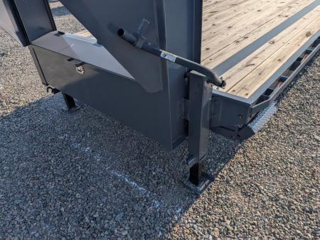 New 2026 Down 2 Earth Trailers 35' 17.5K Flatbed Trailer w/ 5' Dove and Real Steel Ramps