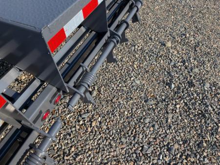 New 2026 Down 2 Earth Trailers 35' 17.5K Flatbed Trailer w/ 5' Dove and Real Steel Ramps
