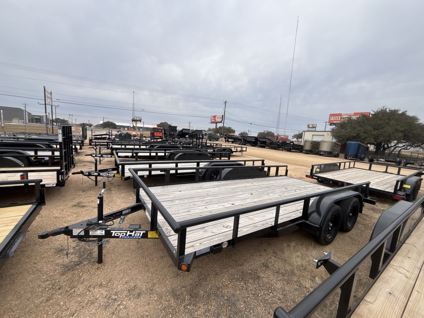 New 2025 Top Hat MP16 Utility Trailer