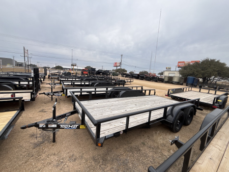 New 2025 Top Hat MP16 Utility Trailer