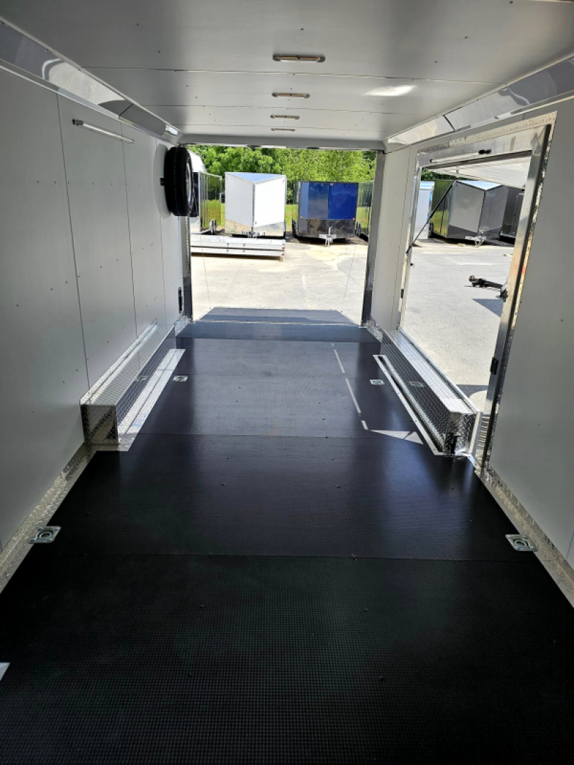 New 2024 8.5X24 Legend tmr enclosed race car trailer loaded with options aluminum - Legend Trailers