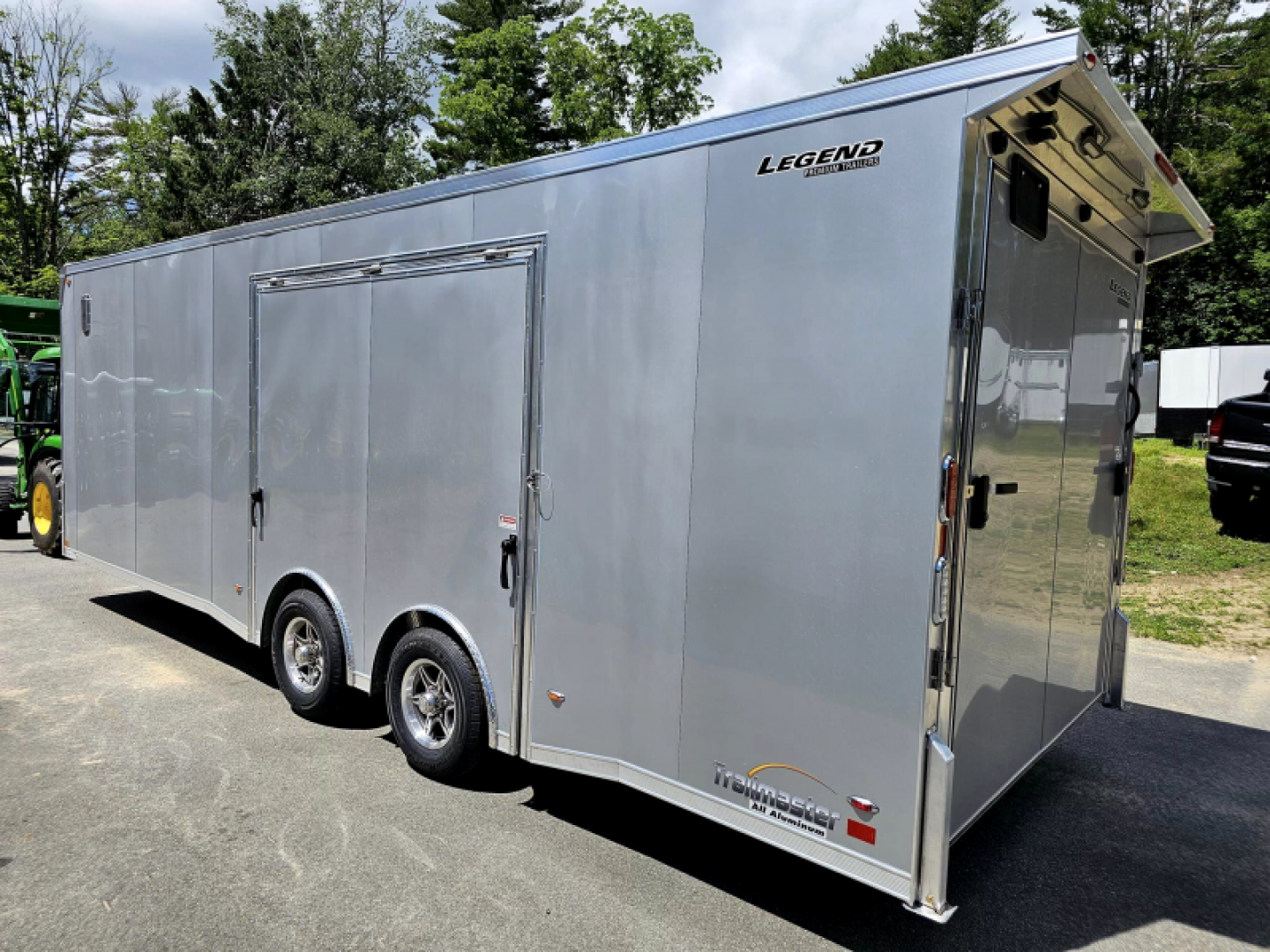 New 2024 8.5X24 Legend tmr enclosed race car trailer loaded with options aluminum - Legend Trailers