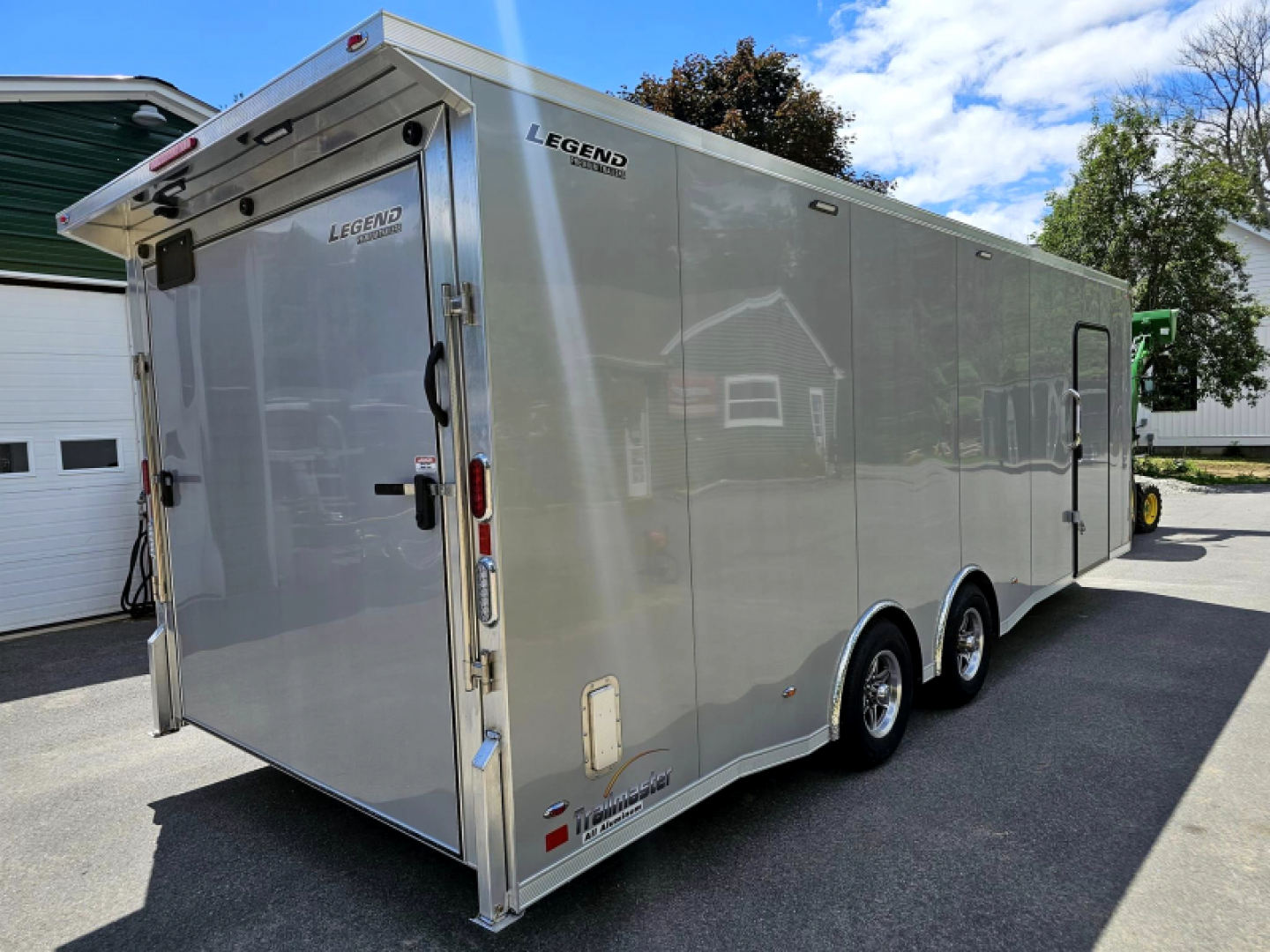 New 2024 8.5X24 Legend tmr enclosed race car trailer loaded with options aluminum - Legend Trailers