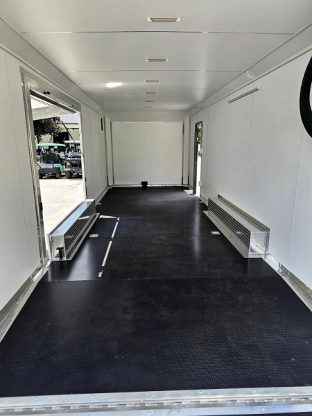 New 2024 8.5X24 Legend tmr enclosed race car trailer loaded with options aluminum - Legend Trailers