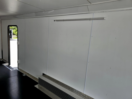 New 2024 8.5X24 Legend tmr enclosed race car trailer loaded with options aluminum - Legend Trailers