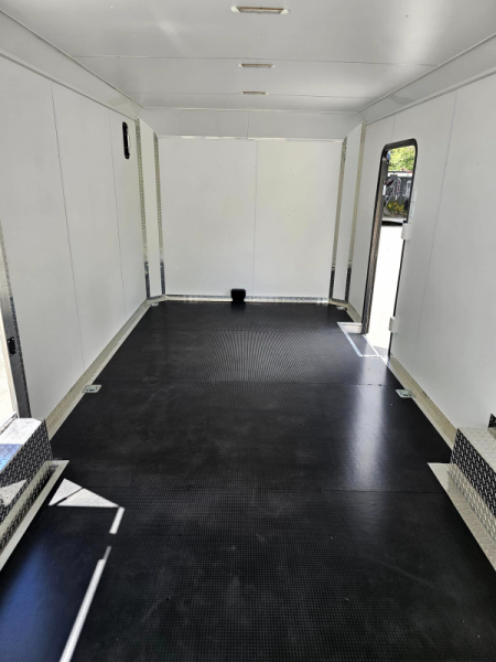 New 2024 8.5X24 Legend tmr enclosed race car trailer loaded with options aluminum - Legend Trailers